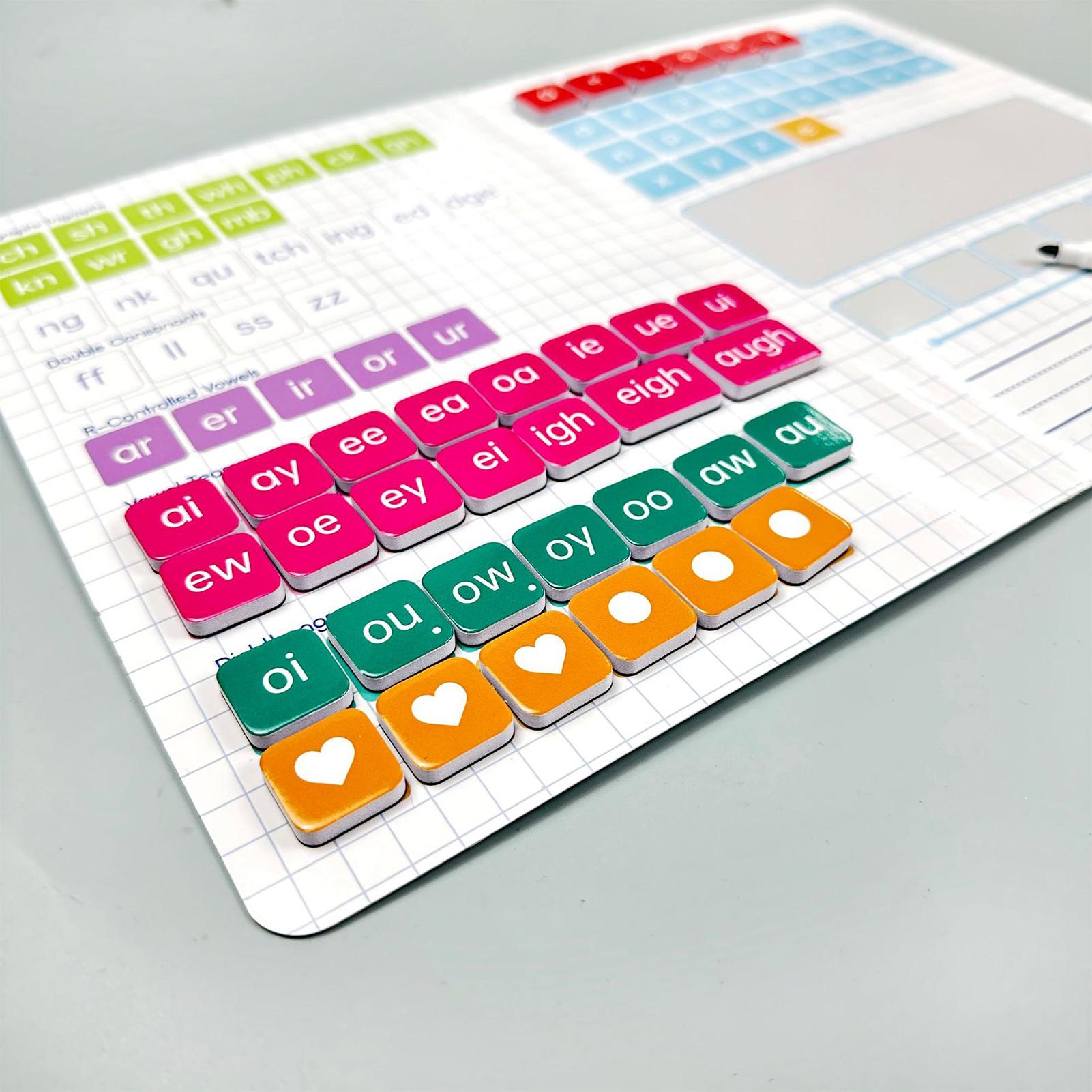 Free Educational Games For Kids - ตัวอักษรแม่เหล็กสำหรับการเรียนรู้การออกเสียงและการสะกดคำ ชุดการศึกษาแบบโต้ตอบเพื่อการเรียนรู้การอ่าน เกมการออกเสียงสำหรับเด็กผู้ชาย