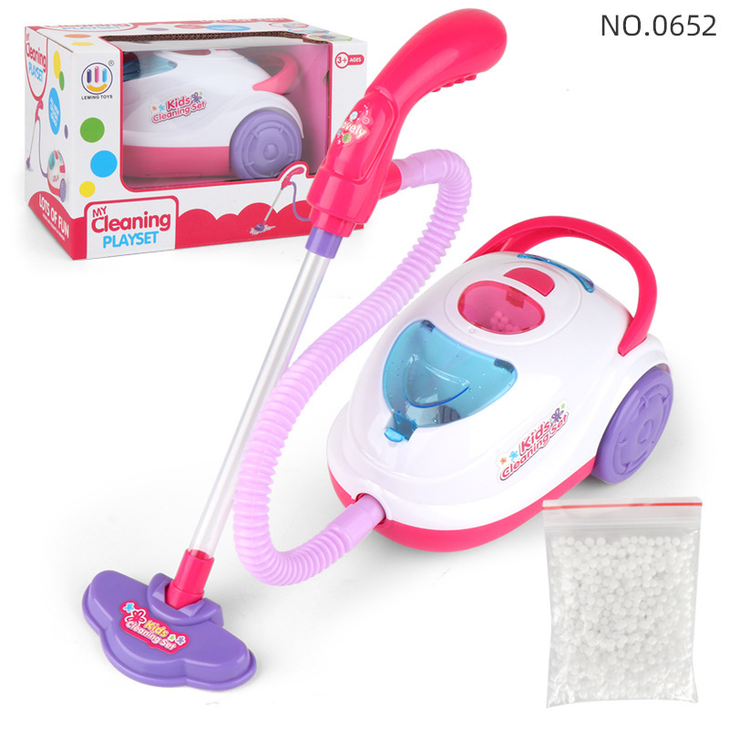 Kids Education Music - เด็กจําลองเครื่องดูดฝุ่นไฟฟ้าของเล่นเด็กแกล้งทําเป็นบ้านเล่นไม้กวาดทําความสะอาดเครื่องมือปริศนาการศึกษาของเล่น