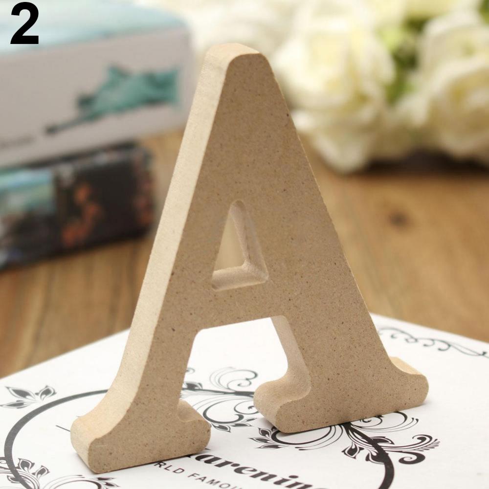 Kids Education Name - 10 ซม.อิสระ A-Z ตัวอักษรไม้ตัวอักษรแขวนชื่องานแต่งงาน Home Party