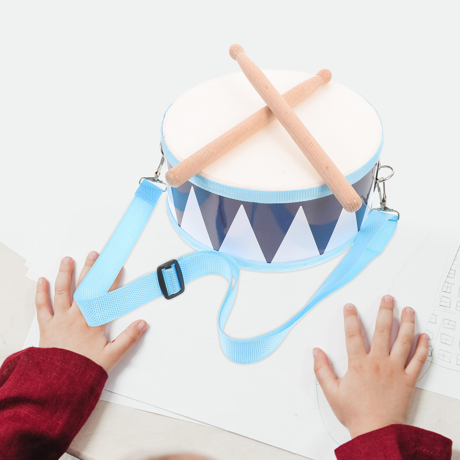 ชุดกลองสแนร์สำหรับเด็ก 1 ชุด เ - Kids Education Music บทวิจารณ์และราคา