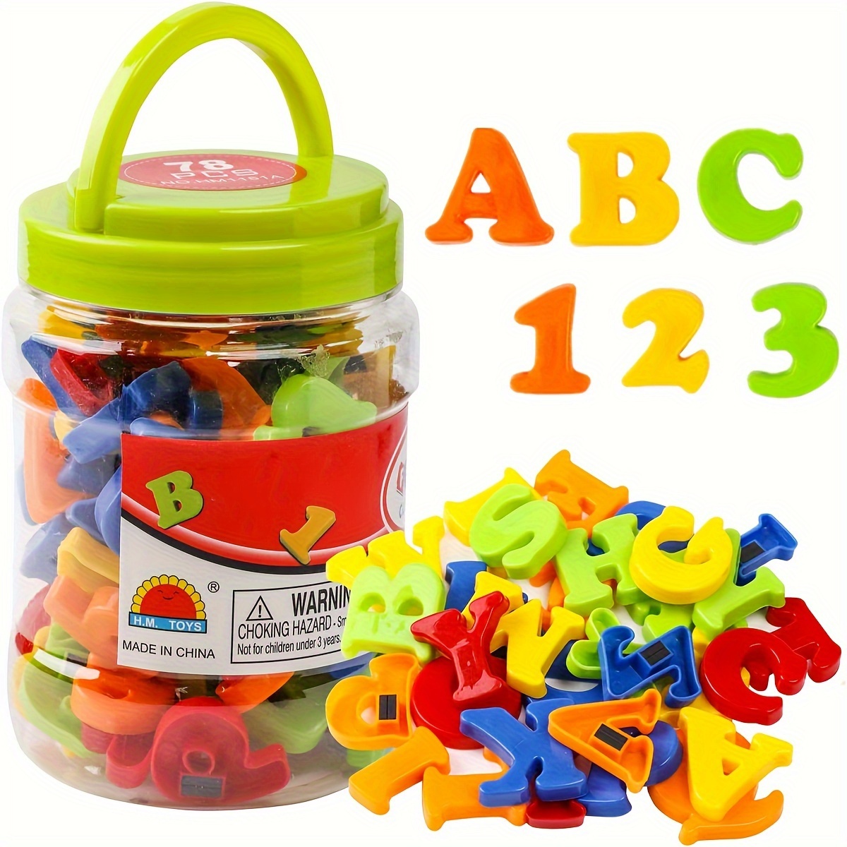 ตัวอักษรแม่เหล็ก 78 ชิ้น ตัวเล - Kids Education Number บทวิจารณ์และราคา