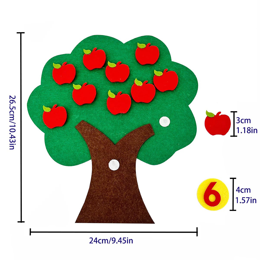 ของเล่นนับจำนวนผลไม้แบบมอนเตสซ - Kids Education Number บทวิจารณ์และราคา