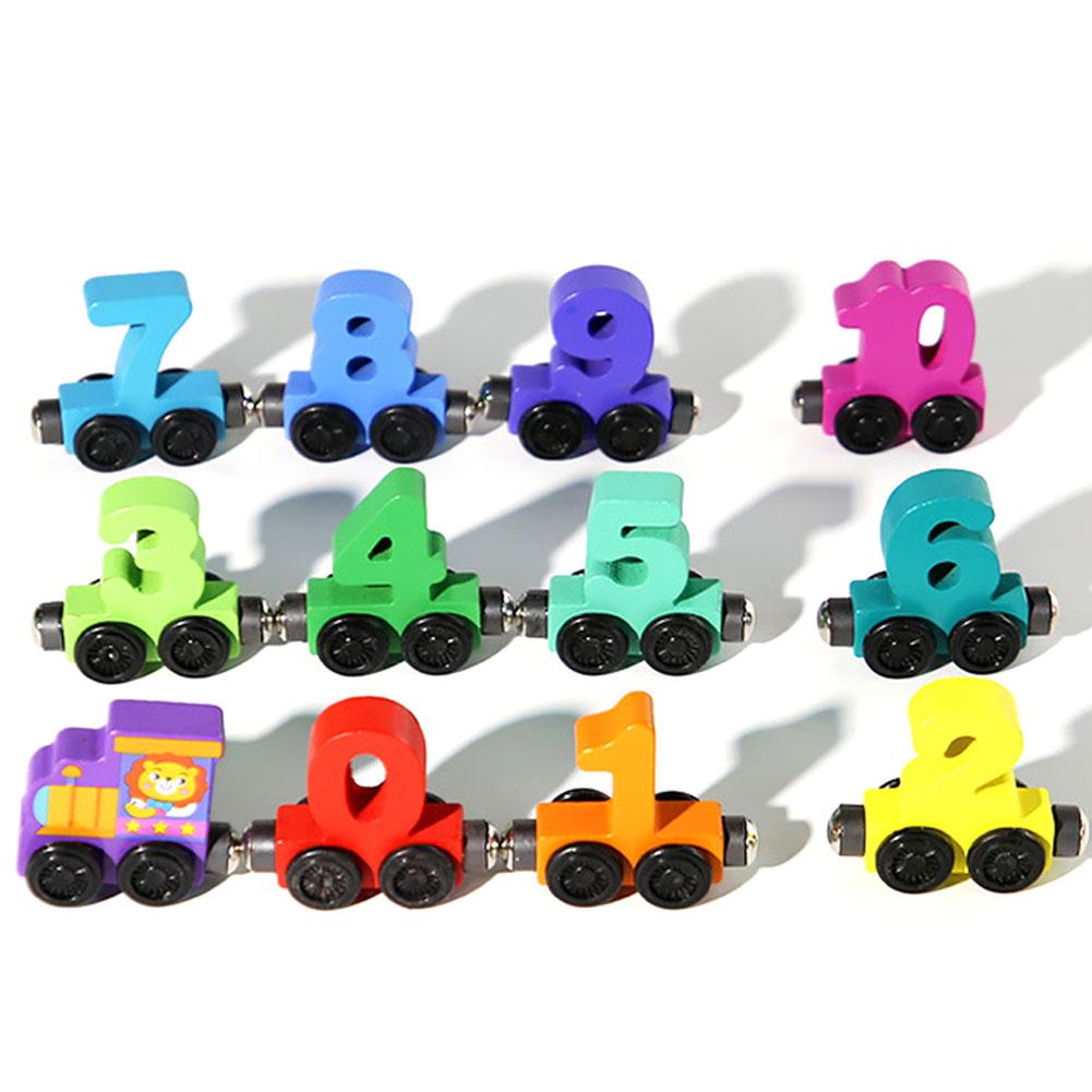 ไม้แม่เหล็กจํานวนชุดรถไฟสําหรั - Kids Education Number บทวิจารณ์และราคา