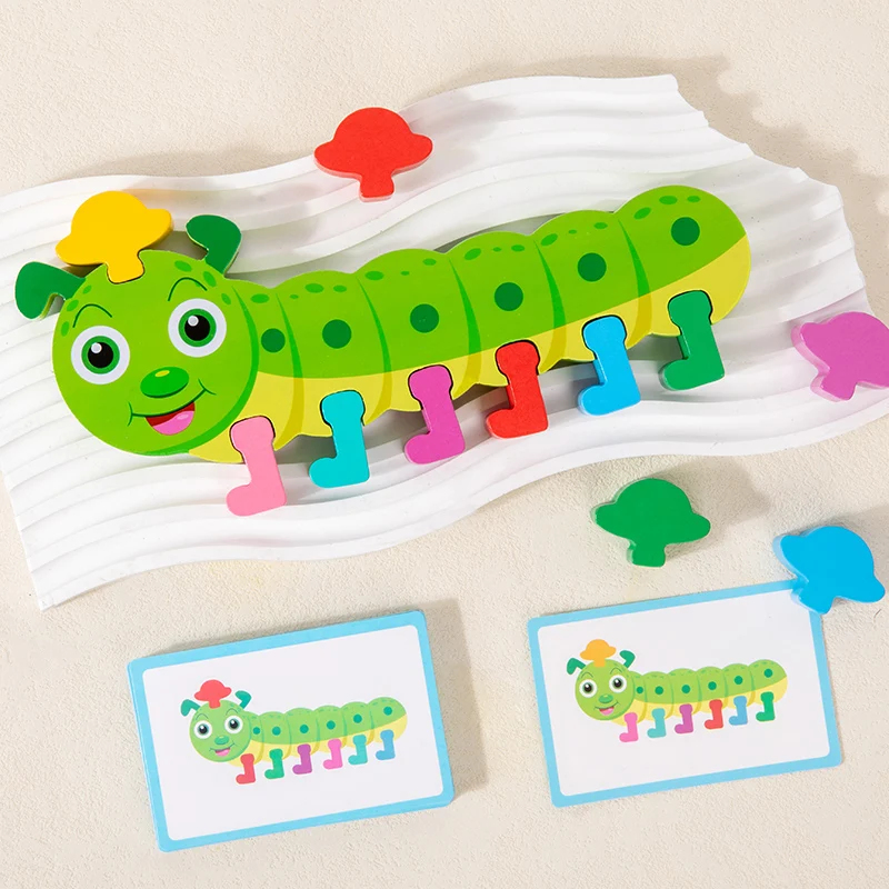 มอนเตสซอรี่ของเล่นไม้หนอนผีเสื - Kids Education Music บทวิจารณ์และราคา