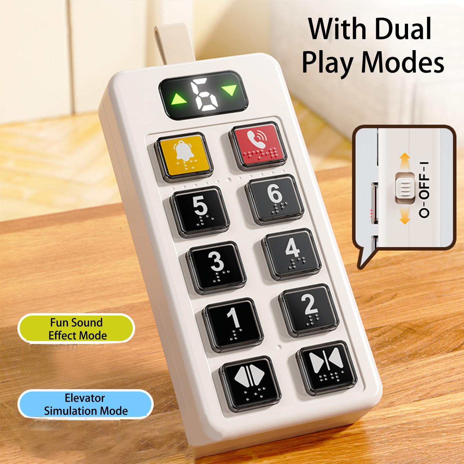 ของเล่นแผงปุ่มลิฟต์ เกมกระดานป - Kids Education Number บทวิจารณ์และราคา