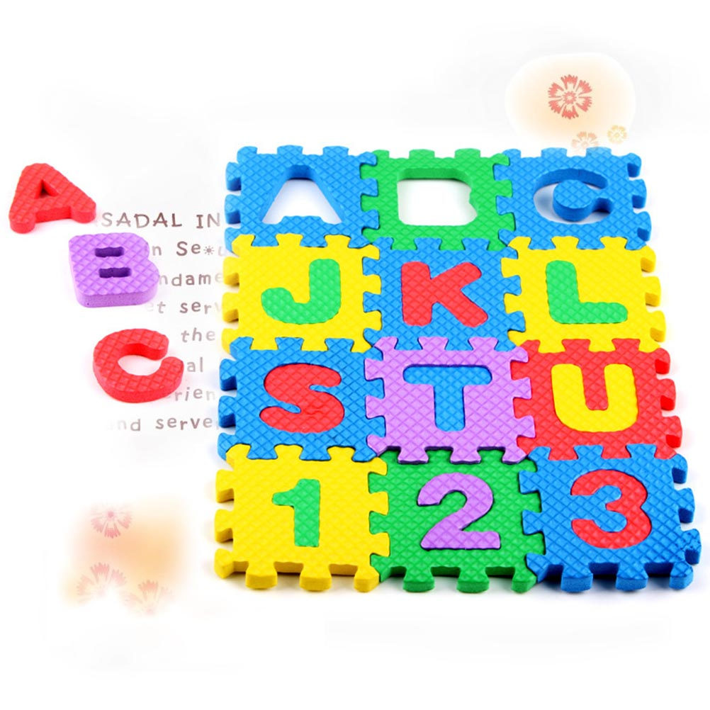 144 ชิ้น แผ่นรองคลานตัวเลขและต - Kids Yoga Education บทวิจารณ์และราคา