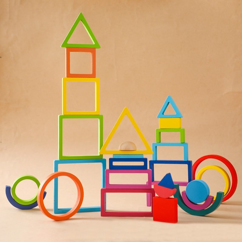 Montessori ไม้ Mainan Balok S  - Kids Education Yes บทวิจารณ์และราคา