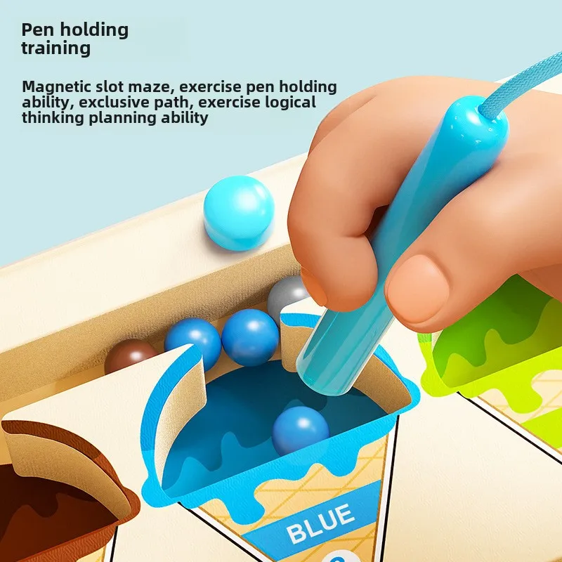 ไอศกรีมแม่เหล็กสีและจํานวนเขาว - Kids Education Number บทวิจารณ์และราคา