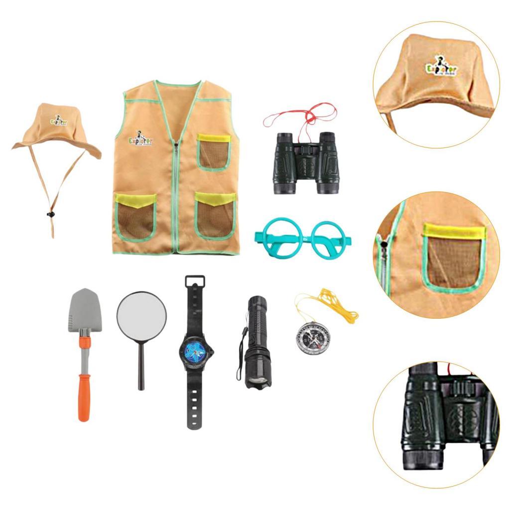 ชุดเสื้อกั๊กและหมวกนักสำรวจสำห - Kids Hunter Education บทวิจารณ์และราคา