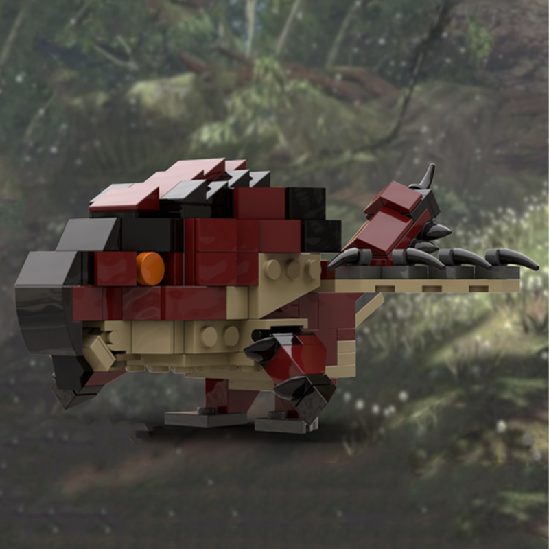 214 ชิ้น MOC Rathalos Monster  - Kids Hunter Education บทวิจารณ์และราคา